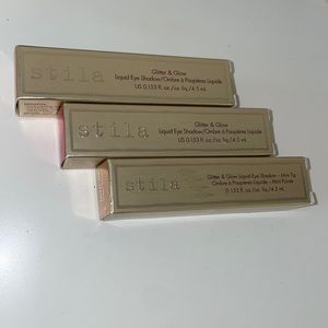 Stila Glitter & Glow Liquid Eyeshadow bundle